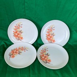 4 Vintage Mar-Crest Melmac Golden Dawn Dessert Bread Plate